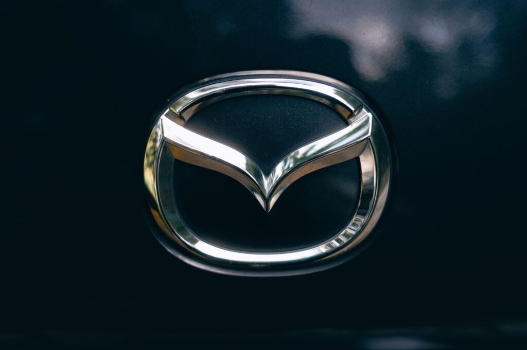 Logo resmi layanan rental mobil di Bali dengan desain modern dan warna tropis